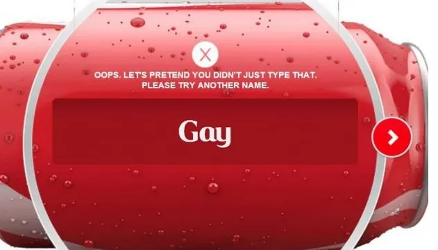 Ce se întâmplă când scrii "GAY" în aplicaţia lansată de Coca Cola pentru jocurile de iarnă 