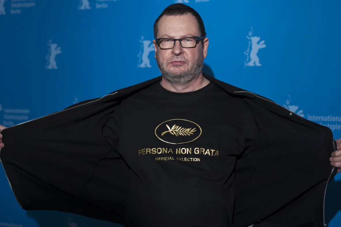 LARS VON TRIER, apariţie bizară la Berlin