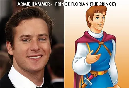 Actori CELEBRI care seamănă cu prinţii din filmele Disney