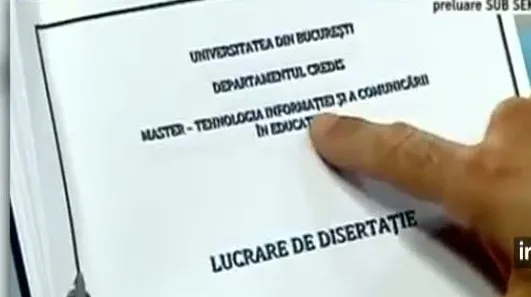 Secretar de stat la Ministerul Educaţiei, ACUZAT DE PLAGIAT. A copiat lucrarea de MASTERAT