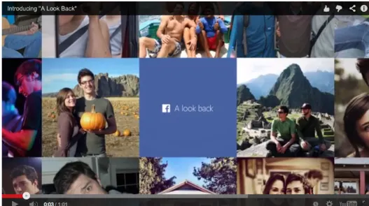 Cum poţi schimba fotografiile din filmul tău “Facebook Look Back”