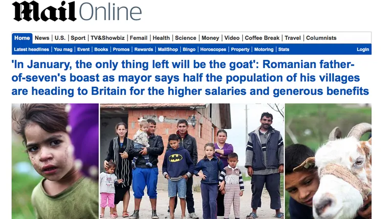 Membru al Guvernului, dezvăluiri despre Daily Mail: A publicat articole "neadevărate" despre români