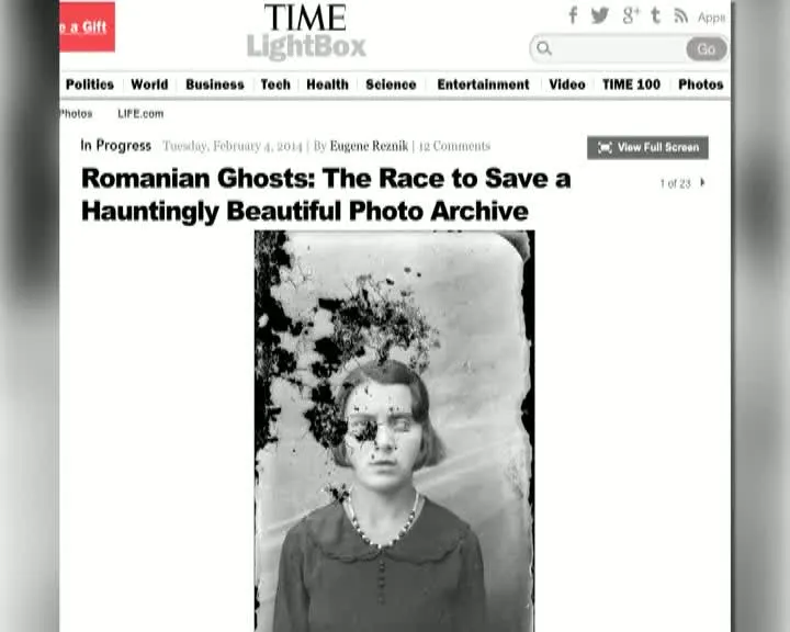 IMAGINI NEPREŢUITE, salvate de un singur om. Colecţia de fotografii a lui Costică Acsinte, în TIME