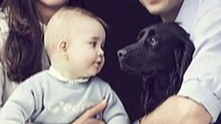 IMAGINE INTIMĂ cu familia regală. Cum arată Prinţul George, la 8 luni