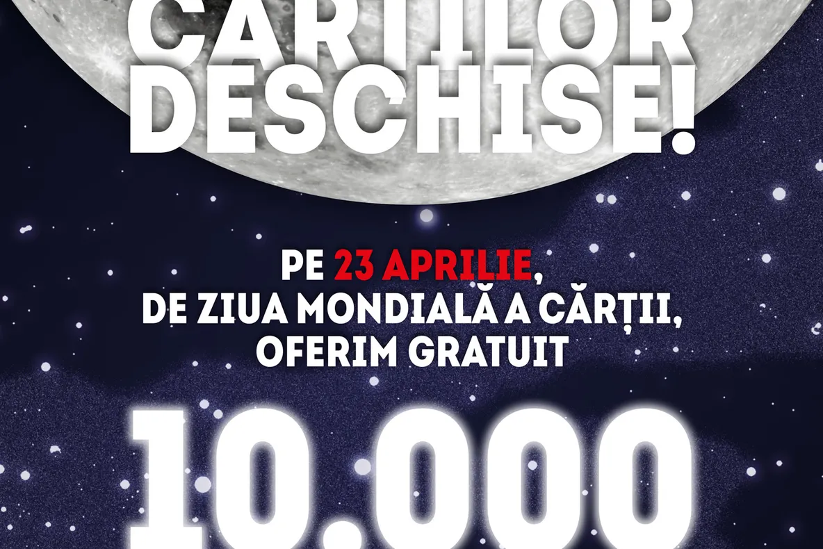 23 aprilie, Ziua Mondială a Cărții Litera și Ziarul Ring vă invită la Noaptea cărților deschise   