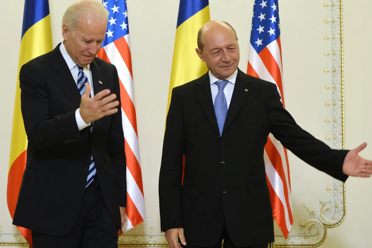 Joe Biden, la Cotroceni. Traian Băsescu, LĂUDAT pentru lupta ANTICORUPŢIE 