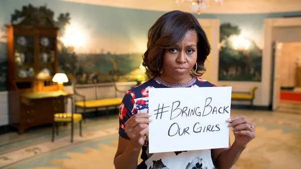 Michelle Obama, solidară cu cele peste 200 de ELEVE răpite în Nigeria de o grupare islamistă