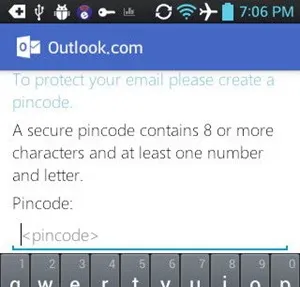 Aplicaţia Outlook.com de Android nu protejează mesajele