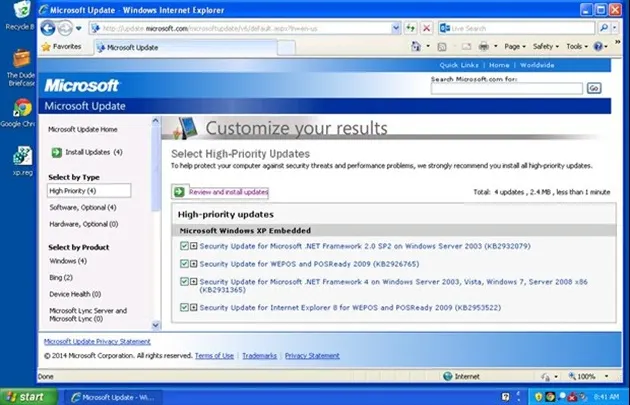 Cum să beneficiezi în continuare de update Windows XP
