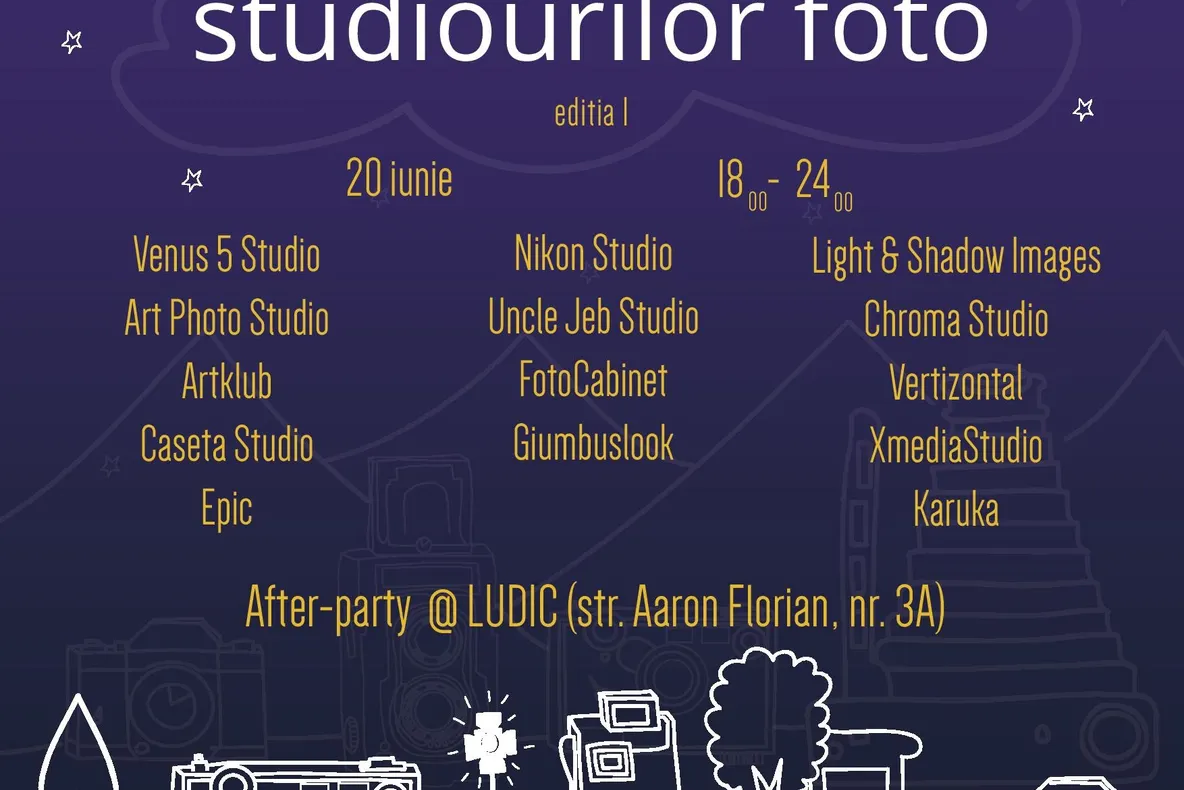EVENIMENT. Noaptea Studiourilor Foto – ediția I