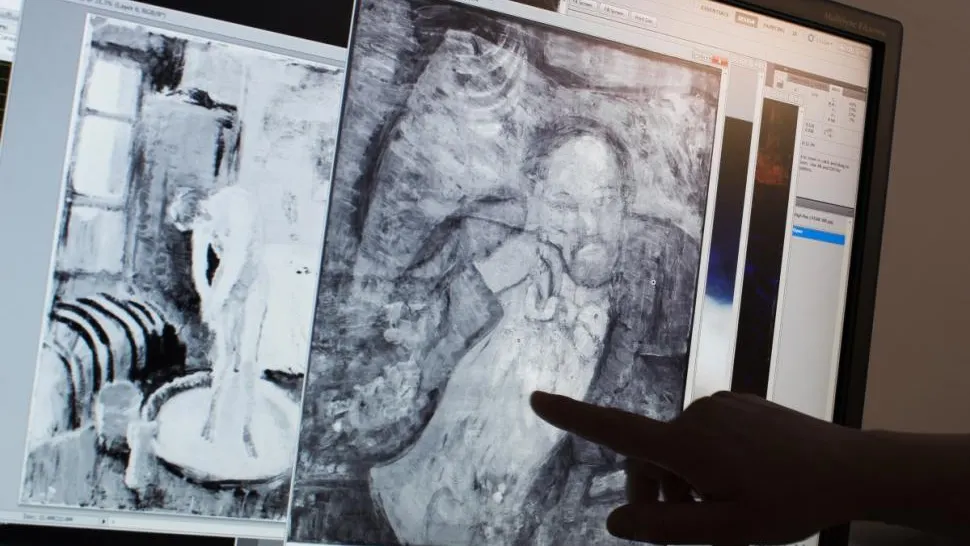 O pictură ascunsă a fost descoperită sub stratul de vopsea al unui tablou de Picasso