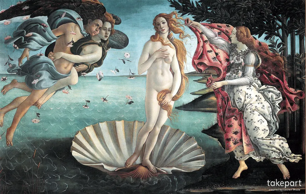 INCREDIBIL! Picturi de Boticelli, Raphael şi Goya prelucrate în Photoshop