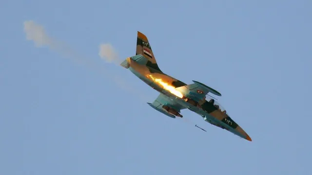 Aviaţia militară siriană a efectuat raiduri aeriene în vestul Irakului