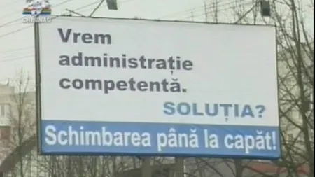 "VICTOR PONTA a plagiat sloganul de campanie al lui Dorin Chirtoacă"
