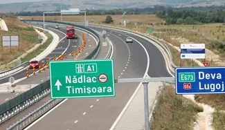 IMAGINI DIN AVION cu Autostrada Timisoara – Lugoj Lotul 2