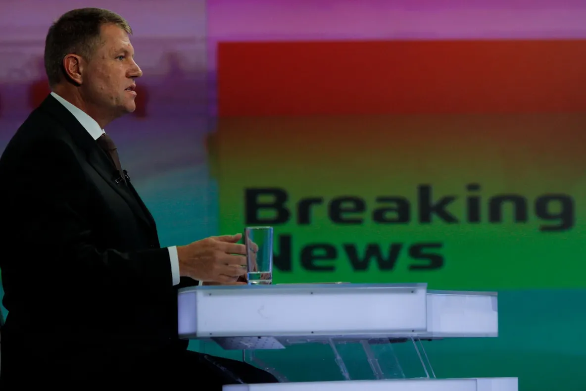 IOHANNIS A RIDICAT TONUL. Cel mai TENSIONAT MOMENT din timpul dezbaterii Ponta-Iohannis