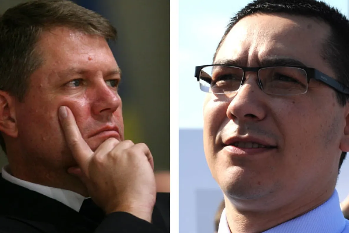 Iohannis: Aveți 38 pe lista penalilor. Ponta: Asta e lista doamnei Macovei 