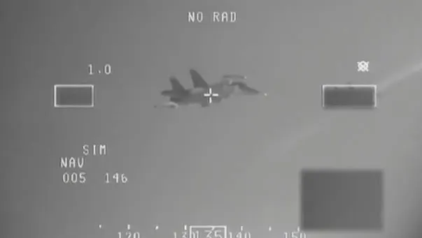 ÎNREGISTRARE VIDEO cu interceptarea unui avion militar rus, făcută de NATO