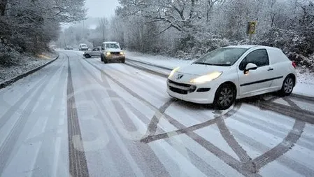 COD GALBEN. Ninsori şi intensificări ale vântului. PERICOL DE POLEI 