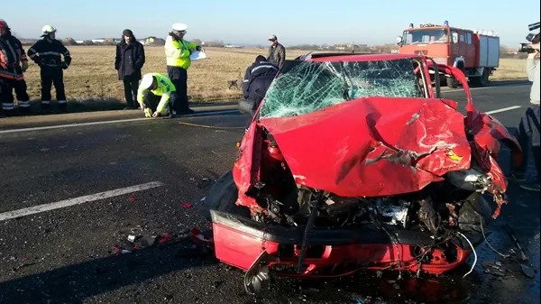 Accident extrem de grav în Timiş