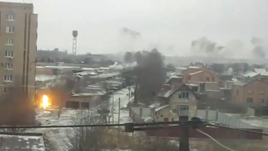 Război în Ucraina. Atac teribil de artilerie asupra oraşului Kramatorsk, surprins în imagini