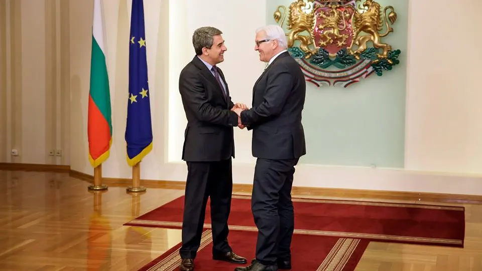 Gafa ministrului german de externe la Sofia: "Am fost primit de preşedintele român Rosen Plevneliev"