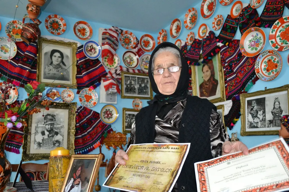 Bunica Floare, femeia declarată „Tezaur uman viu”