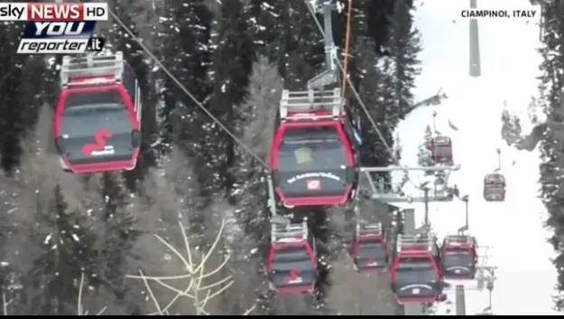 200 de schiori au rămaşi blocaţi în telecabine în Italia 