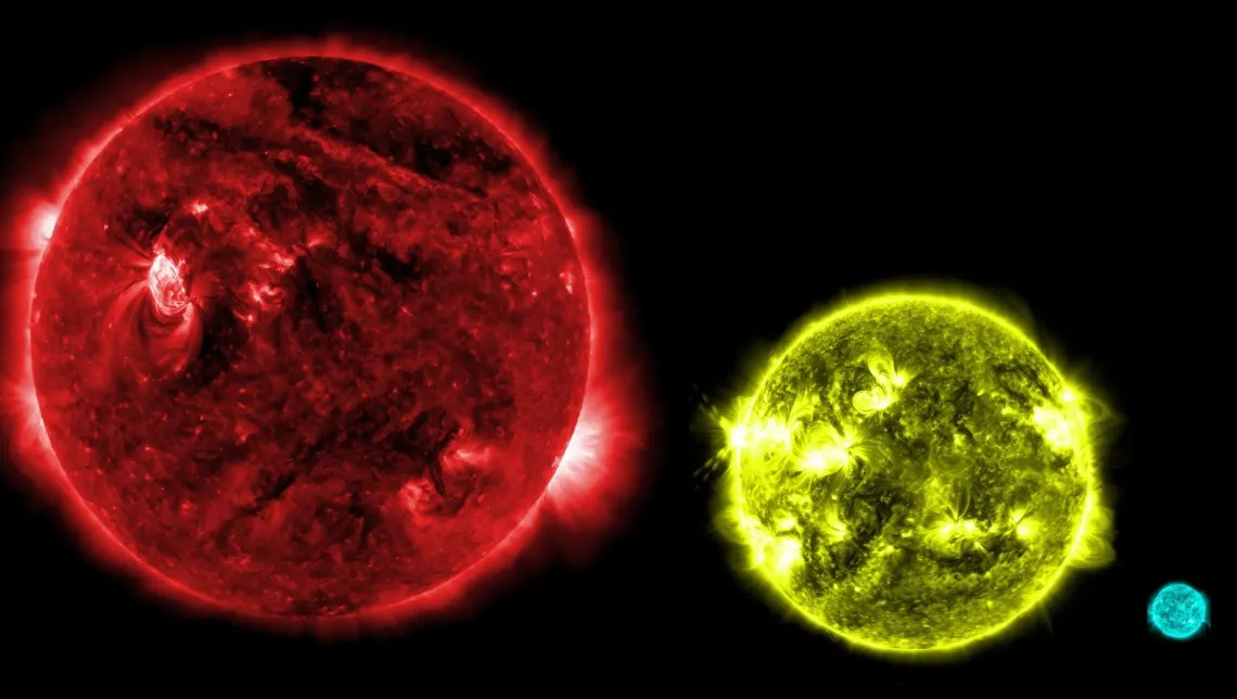 E cea mai mare stea din Univers! Soarele e minuscul pe lângă ea