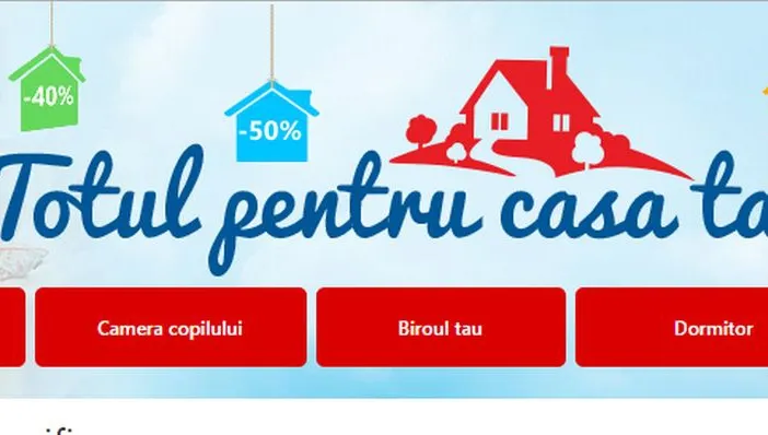 Mare campanie de reduceri la eMAG! Cele mai bune oferte din campania "Totul pentru casa ta"
