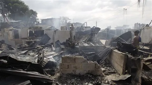 Incendiu puternic. 58 de persoane au murit 
