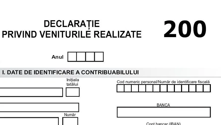 Pas cu pas. Cum să completezi formularul 200 
