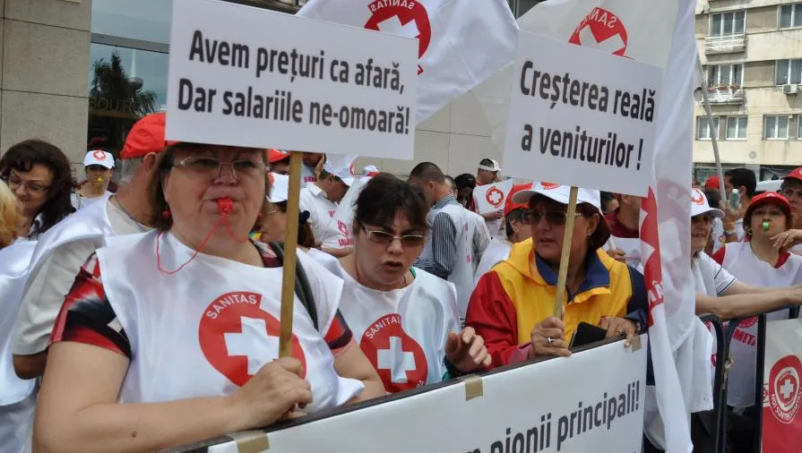 Asistenţii medicali au ieşit în stradă. Ce revendicări au