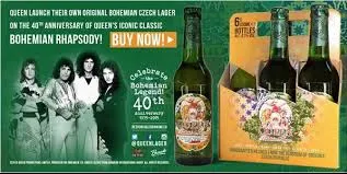 Queen şi-a lansat propriul brand de bere ,,Queen Bohemian Lager"