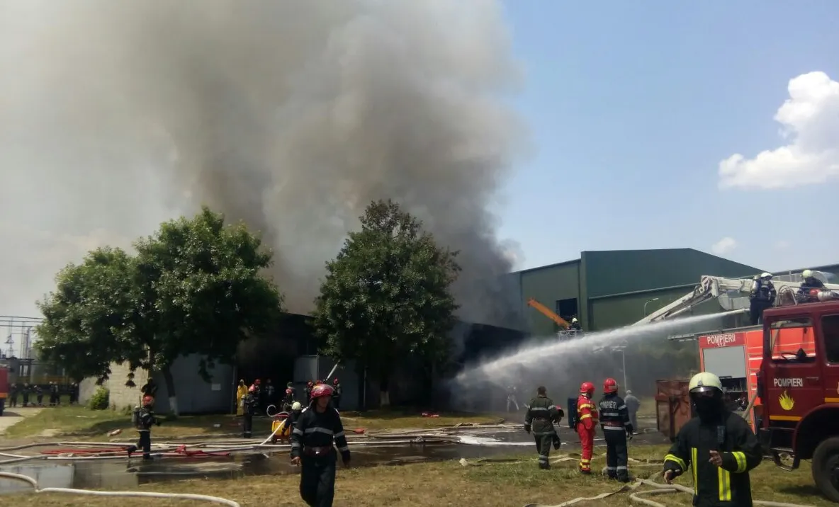 Incendiu lângă Gara Obor, din Capitală