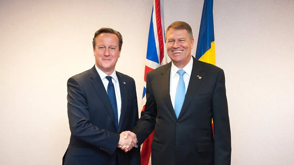 Klaus Iohannis a anunțat ce a discutat cu David Cameron 