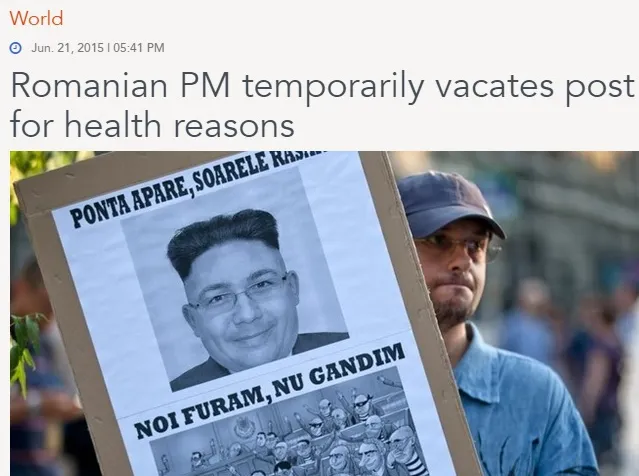 Ce scrie presa internațională despre "dezertarea" lui Ponta de la Guvern