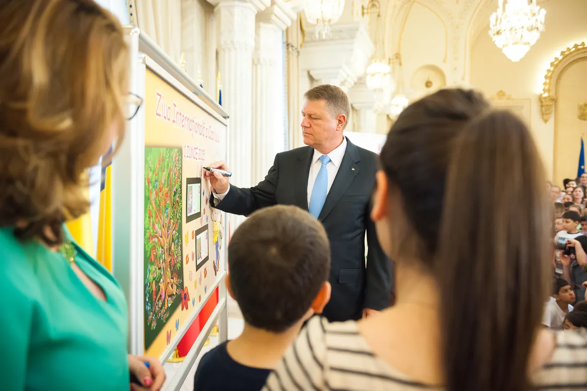 Cum a fost sărbătorită Ziua copilului la Palatul Cotroceni. Imagini memorabile