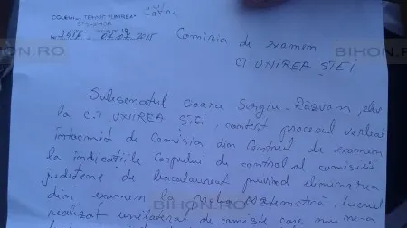 Rezultate finale BAC 2015. Viral: contestație cu greșeli pentru o notă mai mare la Limba română