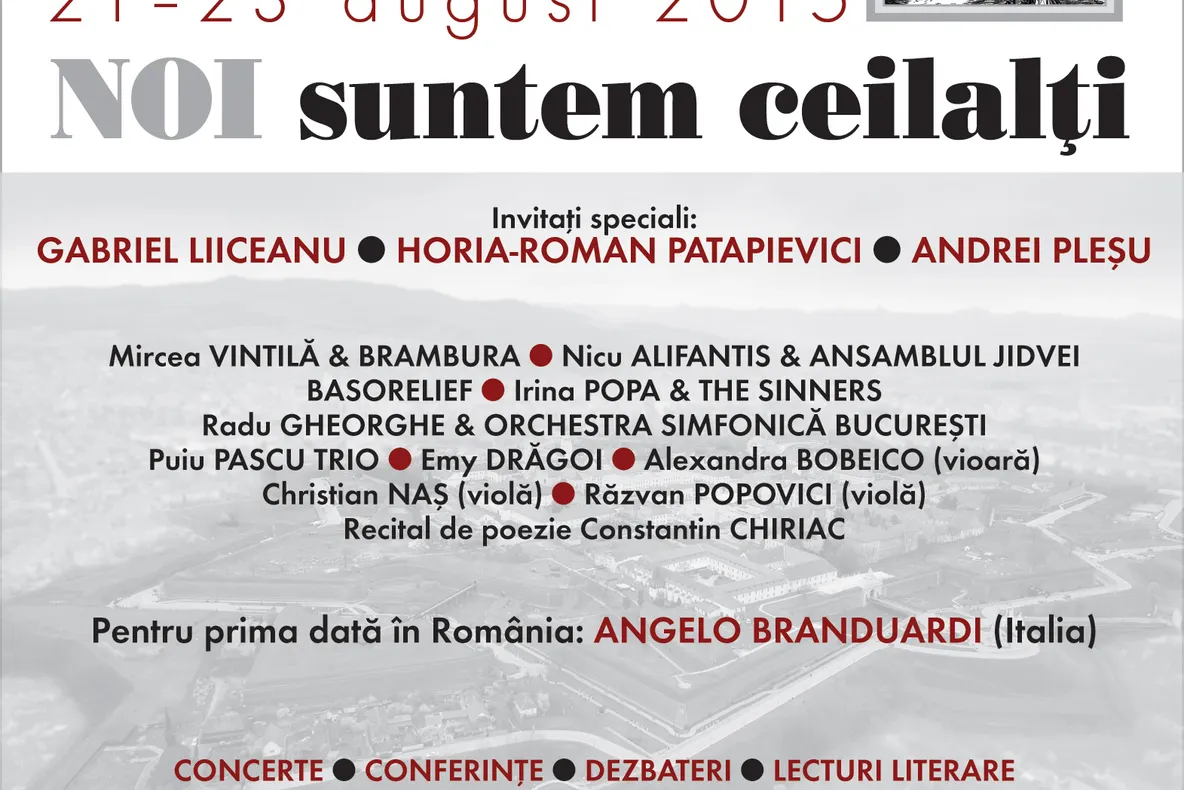 Festivalul Dilema Veche 2015. Ce program oferă Pleșu, Liiceanu și Patapievici, la Alba Iulia 