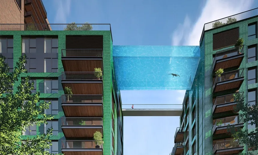 ”Piscina cerului”. La ce înălțime va fi construit bazinul