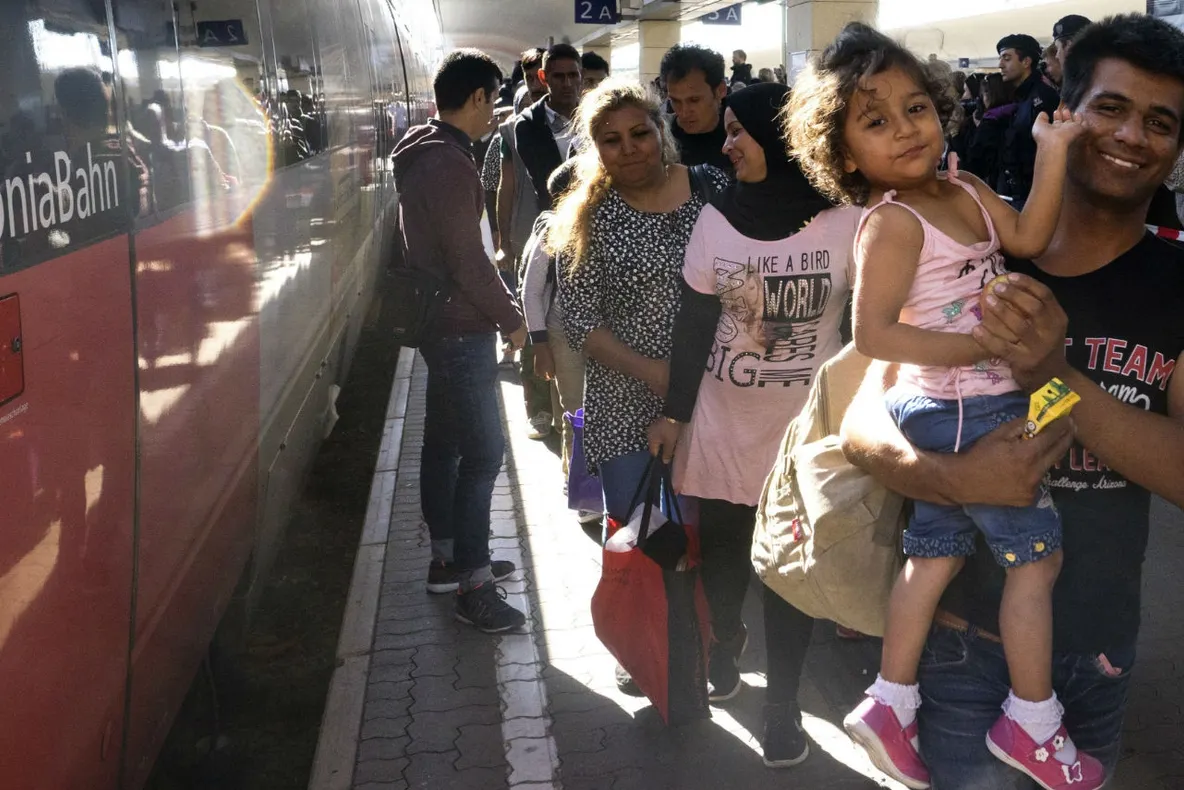 Ce scrie în mesajul cu care au fost întâmpinați refugiații în Austria