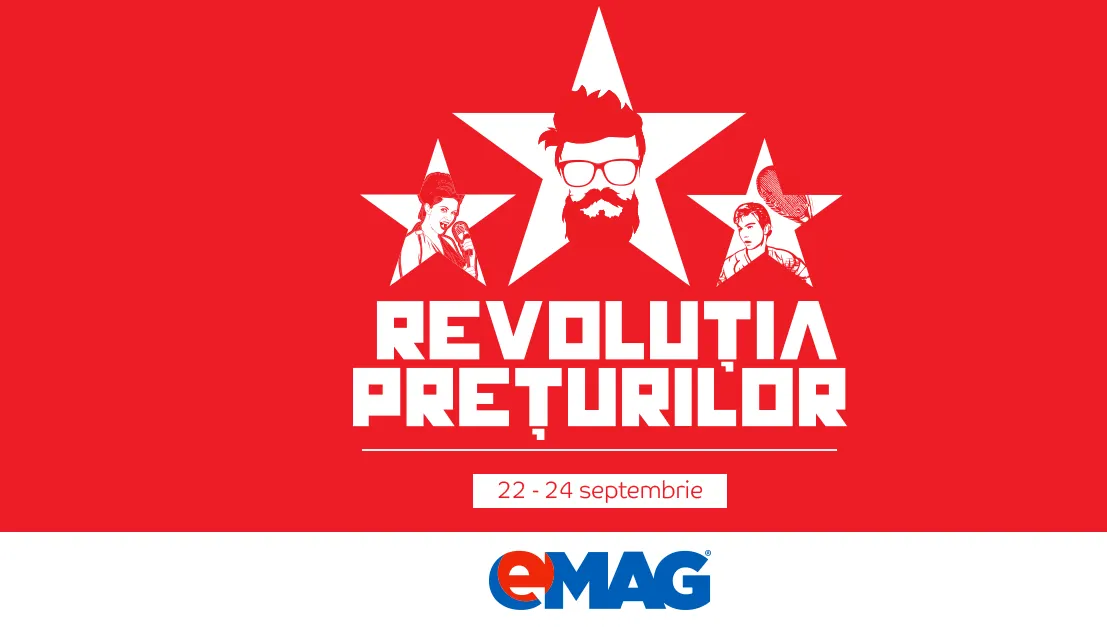 Ultimele ore din Revoluția Prețurilor eMAG. Lista tuturor produselor cu reduceri de 50%  