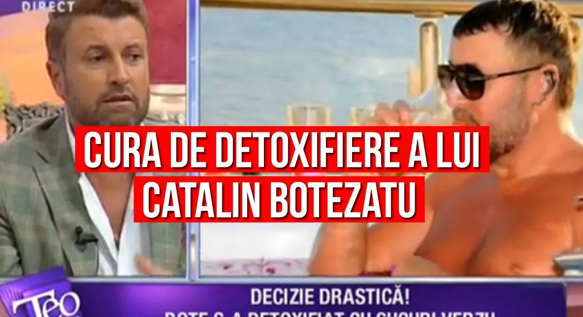 Cura de detoxifiere a lui Cătălin Botezatu: "Trebuie să slăbesc!". Prepară şi tu acasă rețeta