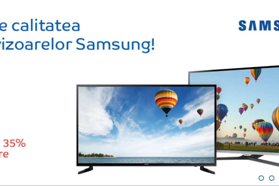 eMAG.ro Televizoare Samsung – Reduceri de până la 32%. Care sunt cele mai vândute modele