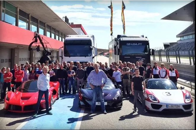 Echipa de la Top Gear filmează pentru Amazon Prime