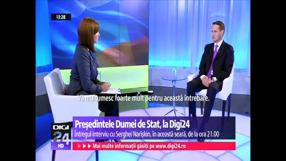 Lider rus interzis în UE, promovat la un post TV din România. Valentin Jucan: "Este inacceptabil!"
