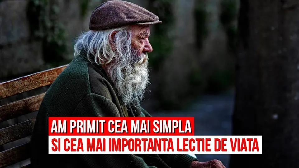 Viața mea s-a schimbat total atunci când un bătrânel s-a așezat lângă mine pe bancă