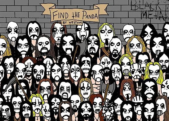 Găsește ursul panda! Testul care i-a înfuriat pe fanii rockului