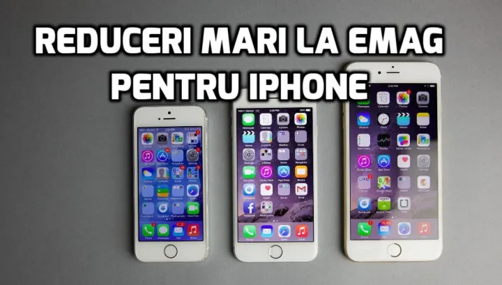 eMAG - Telefoanele iPhone sunt la reducere. Cât costă toate modelele